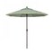 California Umbrella 7.5' Bronze Aluminum Market Patio Umbrella, Sunbrella Astoria Lagoon 194061336397 - alternate 1